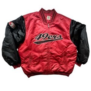 VTG 90s San Francisco 49ers Reebok NFL Gridiron Classic Reversible Jacket XL